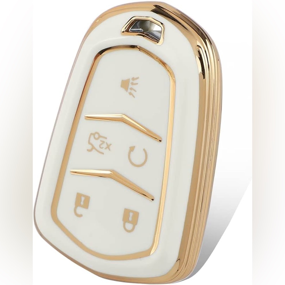 Set for Two 🤍 Cadillac KeyFob Case/Keychain - Picture 4 of 8